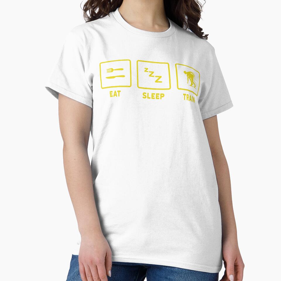Eat sleep train by Picasmus Tees