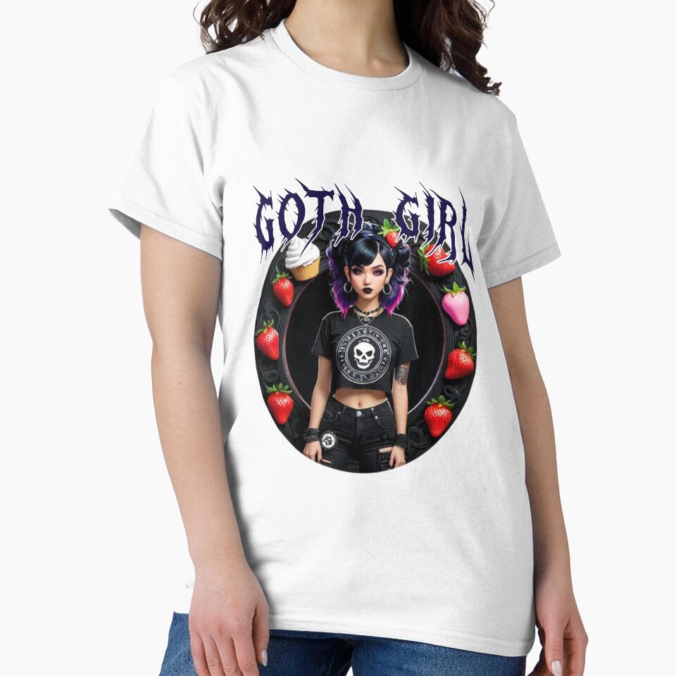 Strawberry Goth Girl by EmeraldCauldren