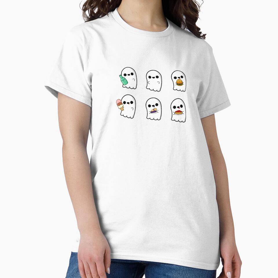 Cute Cartoon Ghost || Kawaii Halloween || Sitcker Pack by cookingwithten