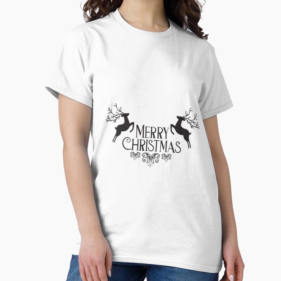Merry Christmas Basic Novelty Quote December Graphic by popotamfriends