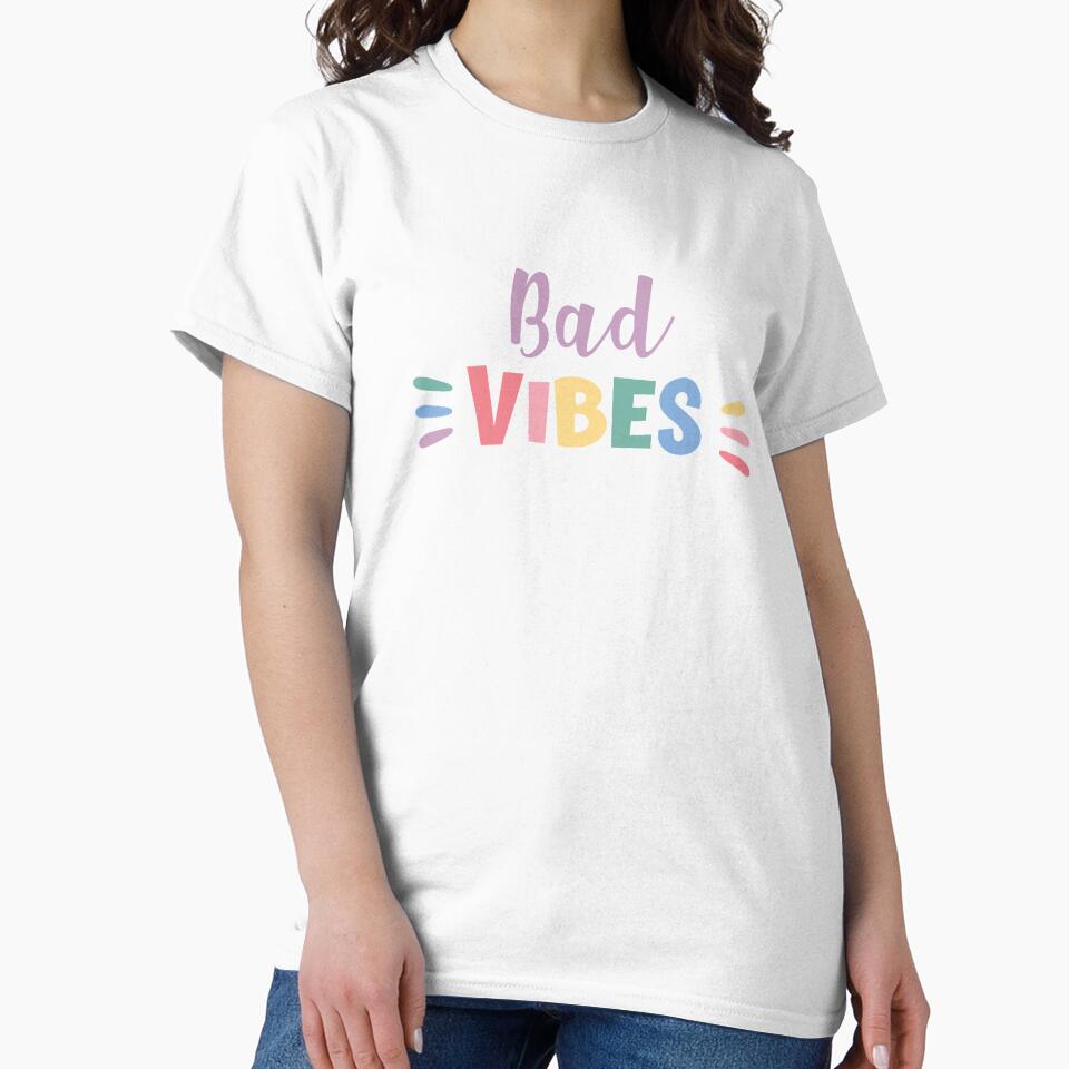 Bad Vibes Rainbow Logo by PuddleofStars