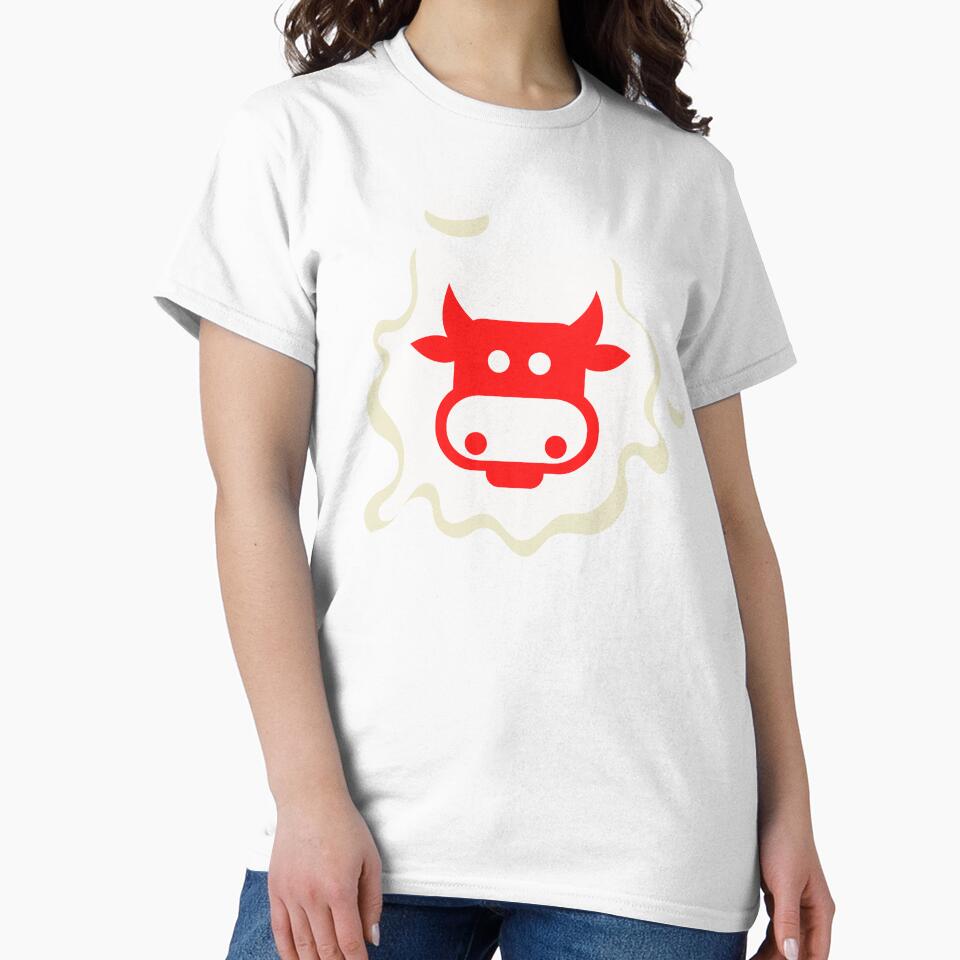 Cute Funny Cow Red Pattern by kyds