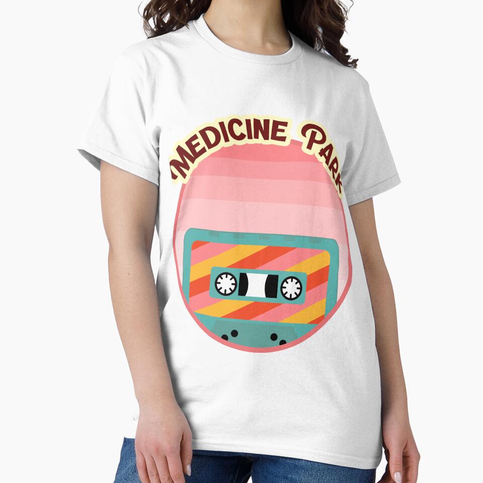 Medicine Park Oklahoma Hippie City Cute Colorful Cassette Recorder Tape Psychedelic Retro Swirl by AbsurdStore