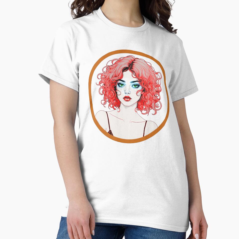 Red Head Girl by Sanctum Icons