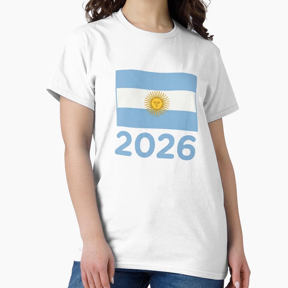 Argentina Flag 2026 World Cup Football Fan Design | Soccer Supporter Merchandise by 21 Tulips