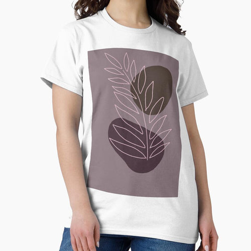 abstract minimal bohemian floral illustration by tudoo