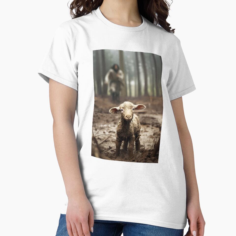 Jesus Christ Running After Lost Lamb by ArtfullyRad
