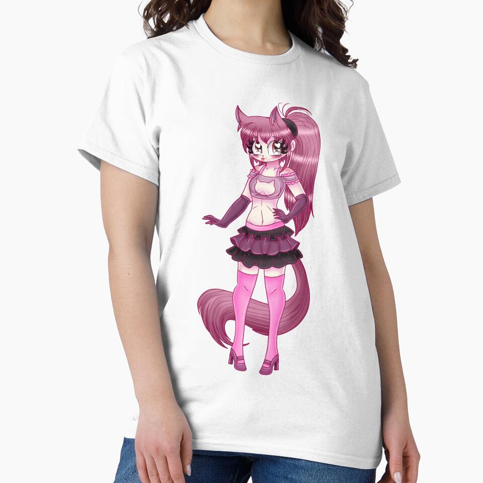 Pink Kitty Girl by ShadowiesArt