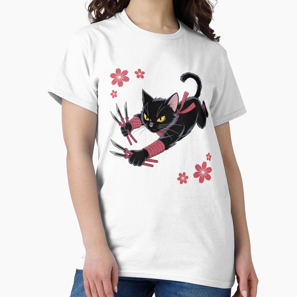 Black Samurai Cat by NicolasGlowArt