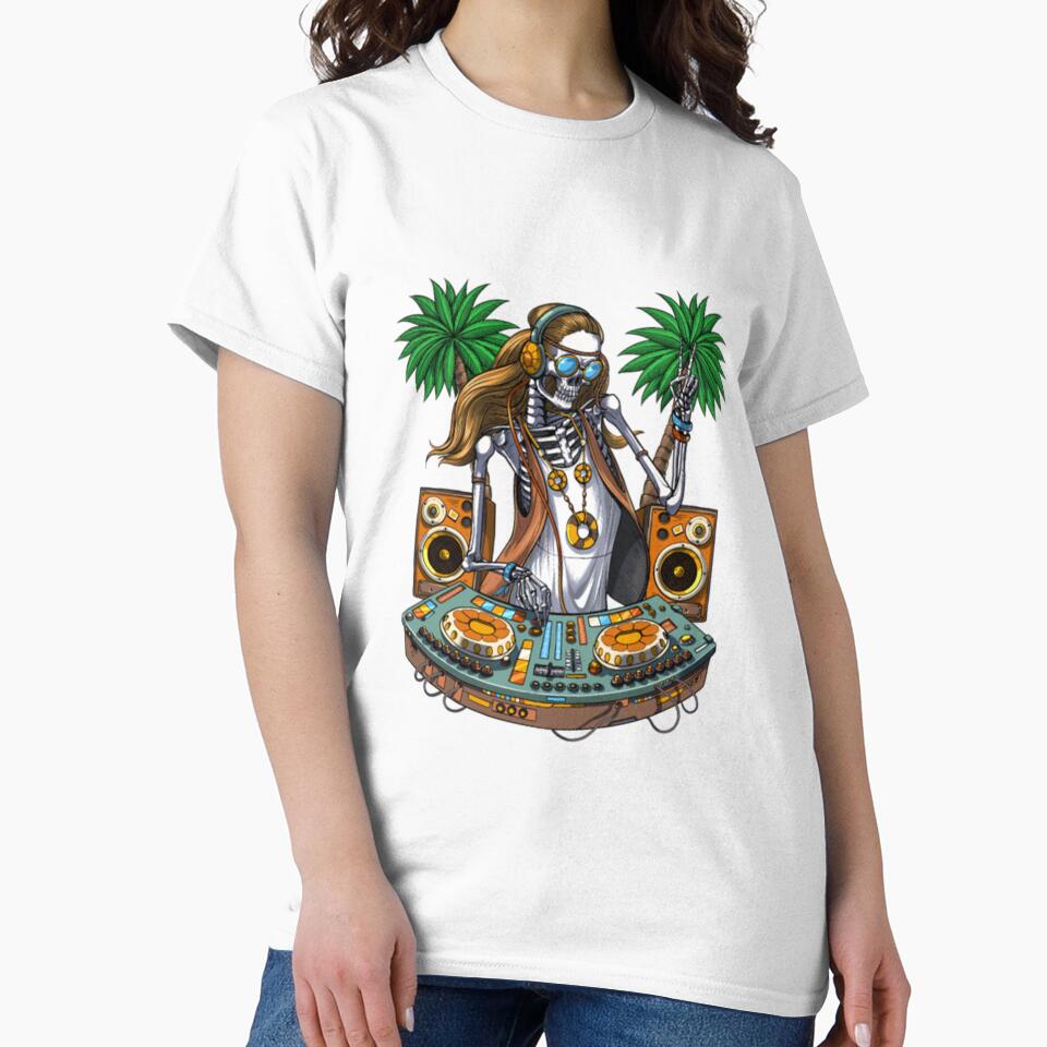 Skeleton Hippie DJ by BoutiqueAndres