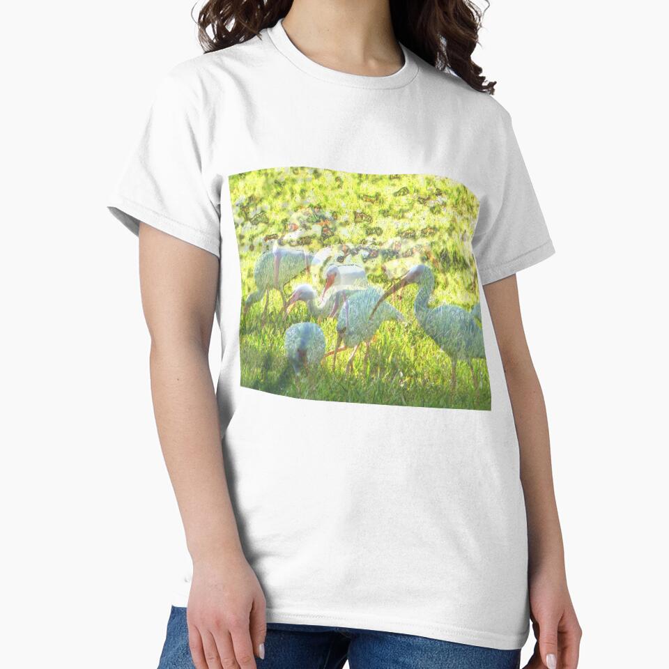 Illusionary Ibis Flock by kristalcurt