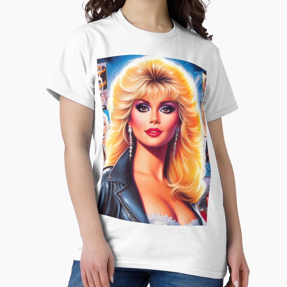 80s Retrowave Blonde Girl by PulpVintage