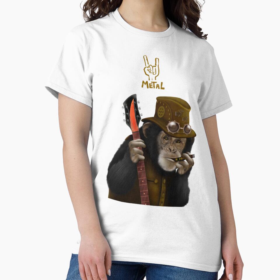 Rocker Guitarist Hippie Ape by Pytp1990