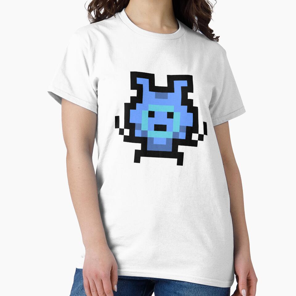 Blue Cat Pixel Art by quarantineshop