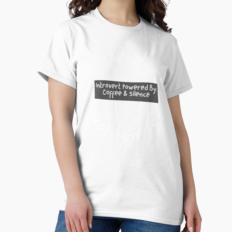 Introvert Powered by Coffee & Silence by RandisTees