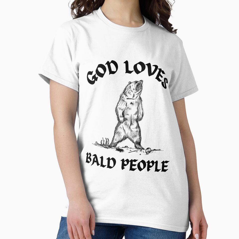 God Loves Bald People by HarbingerShoppe