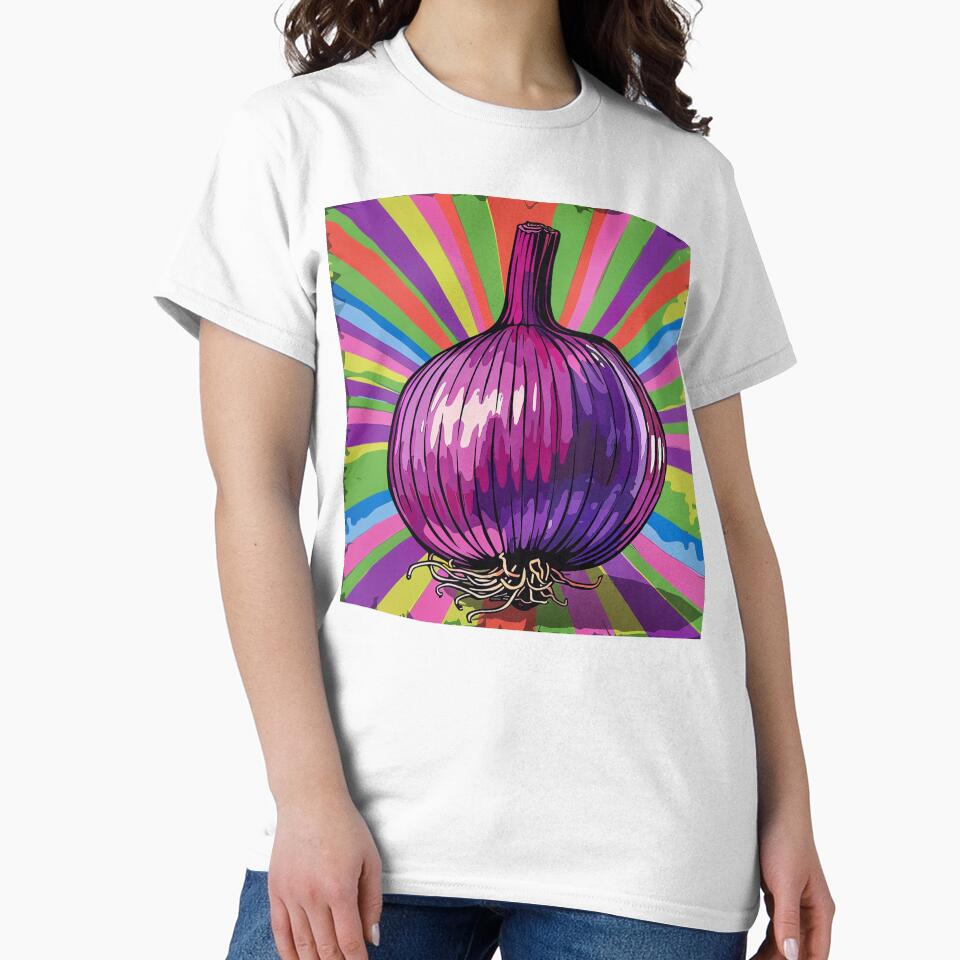 Red Onion Pop Art 2 by AstroRisq