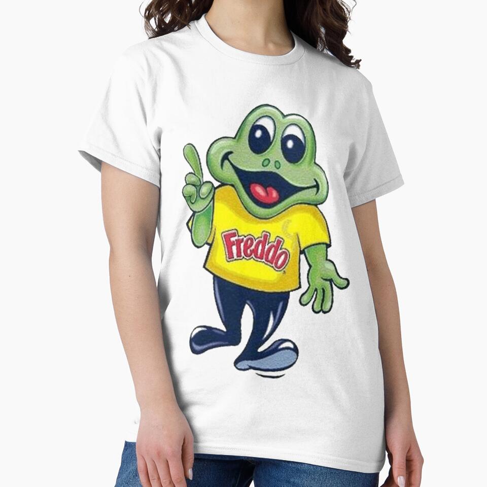 Cute Freddo Frog Mascot With Yellow For Chocolate Treat Fans, Gift For Kids And Retro Candy Lovers by FernMary