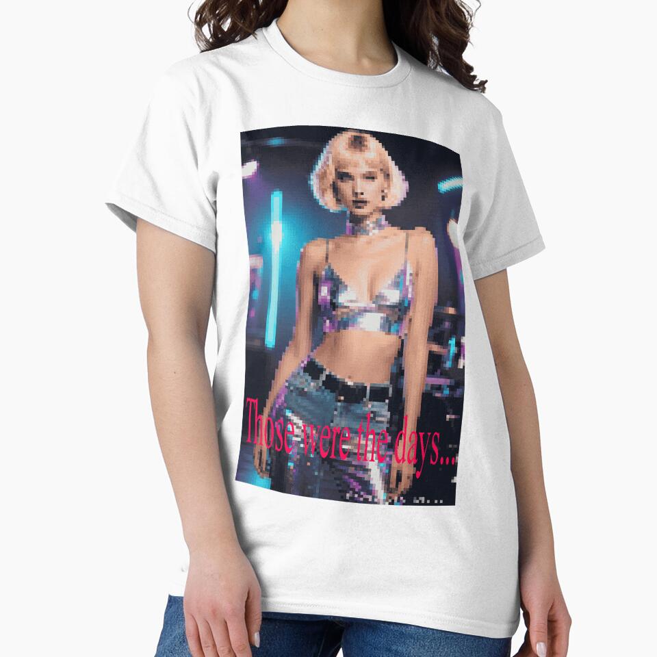 disco girl with blonde hair by danillah
