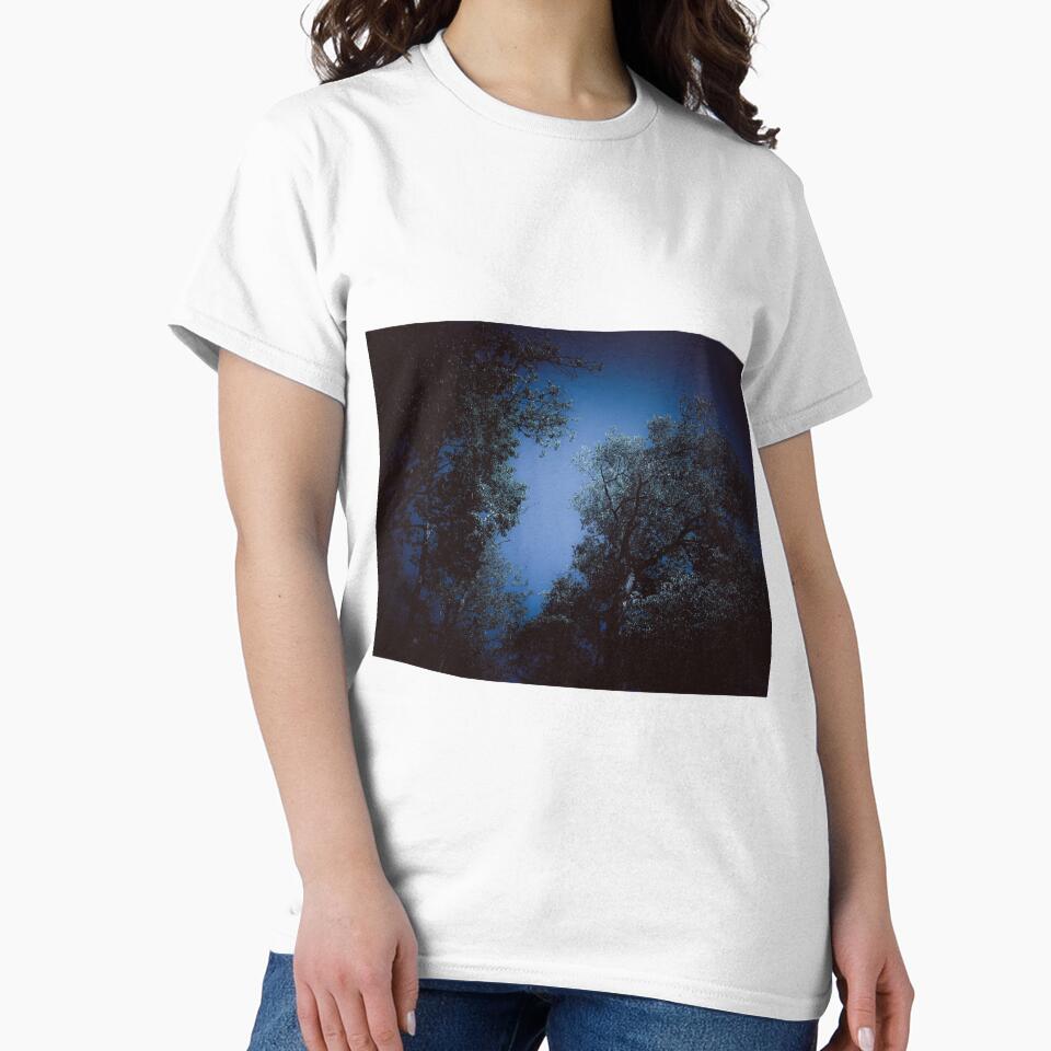 dazecore aesthetic trees blue sky green leaves aesthetic darker vin by sielexis