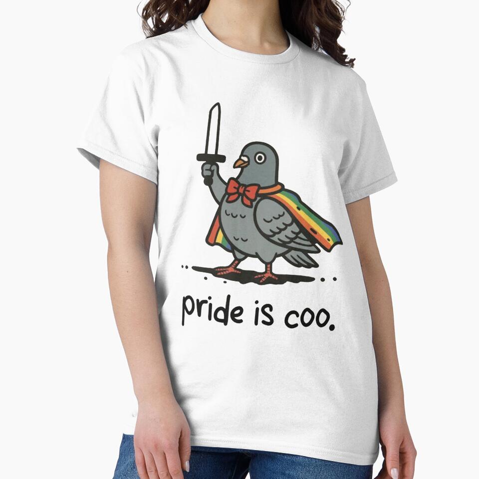 Pride is Coo Funny Pigeon Warrior Meme LGBTQ Ally by VegaPPAr