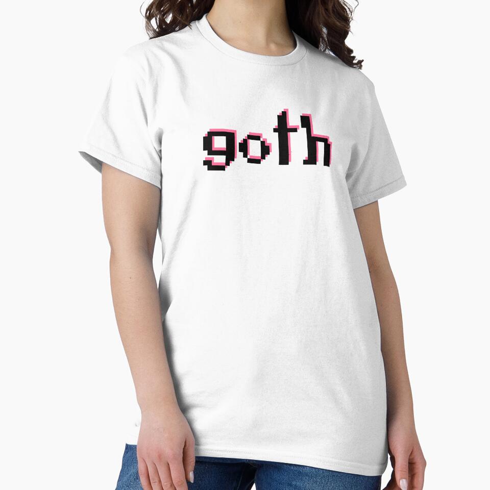 goth pixel art text only by BumpsInTheSand