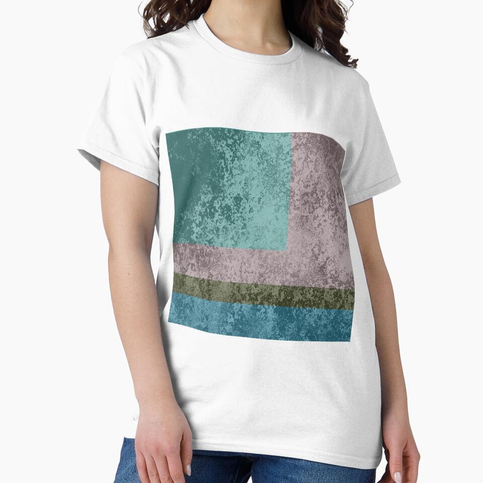 Geometric Grunge Blue by Ashlison
