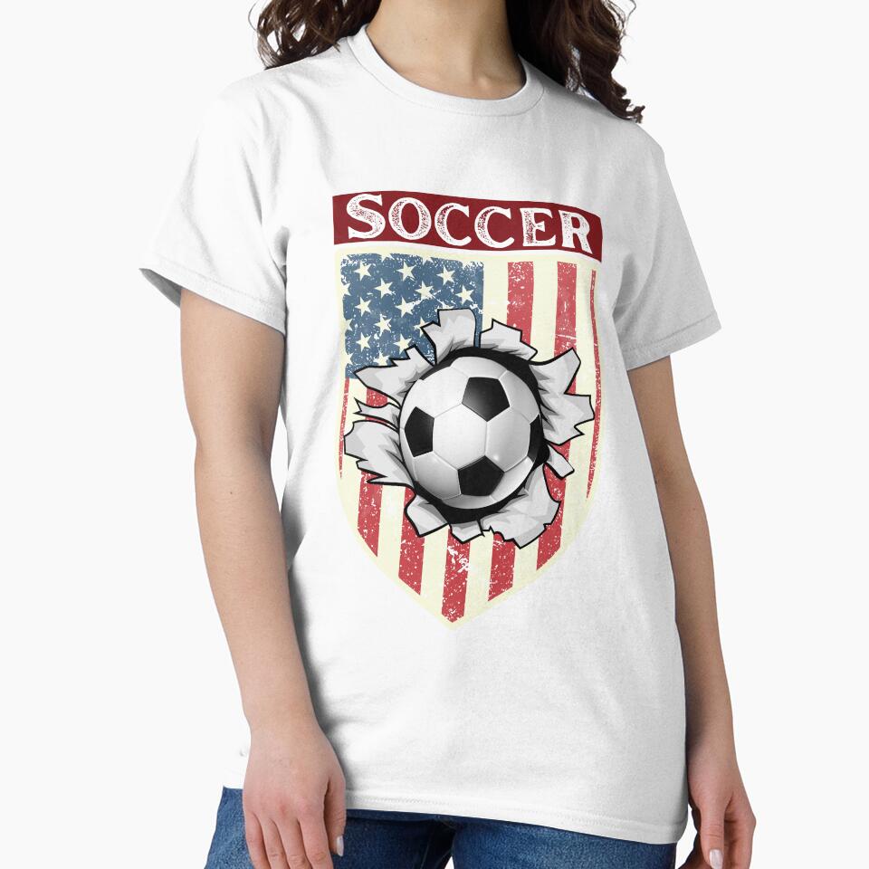 United States Flag Soccer Ball Design by AlienOccupation