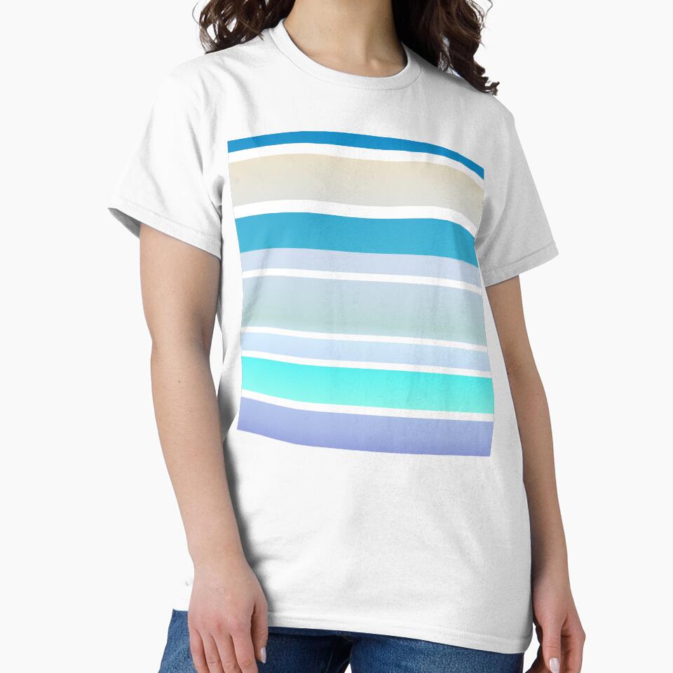 Minimalist blue striped | minimalist colors by lausn