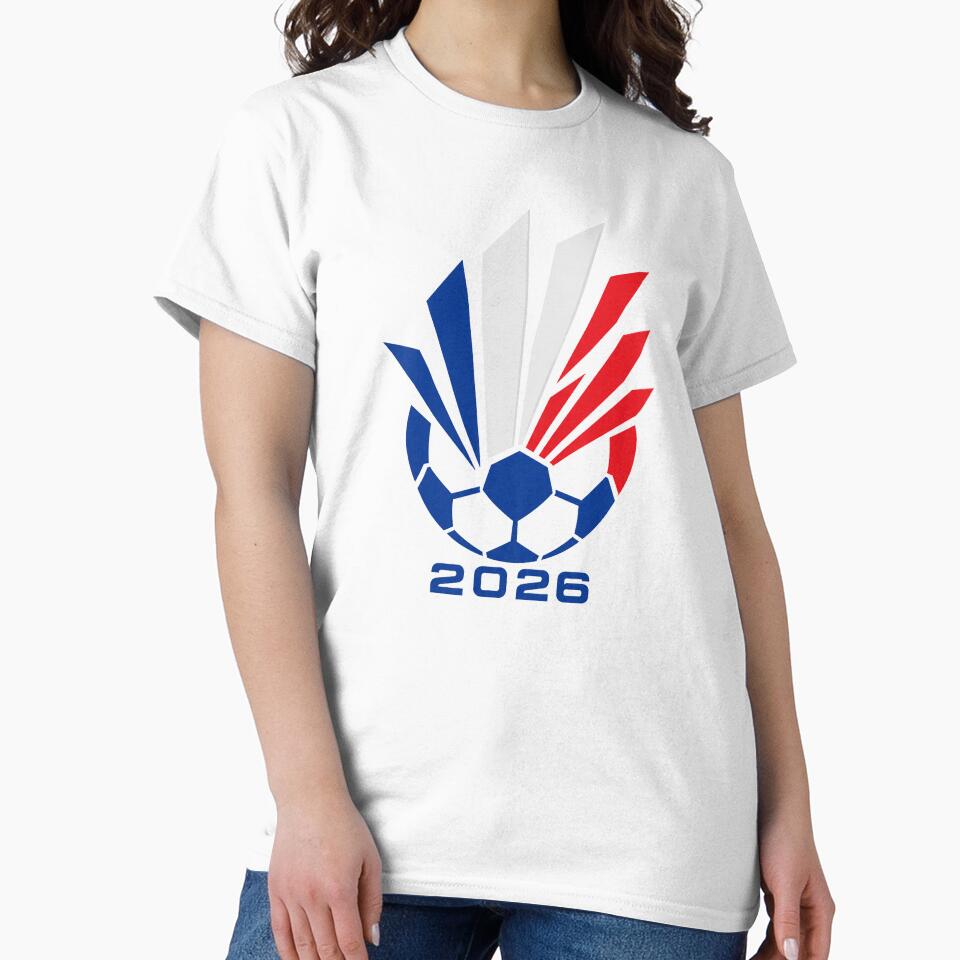 France Soccer 2026 Tricolor Burst Emblem by Flower Magic