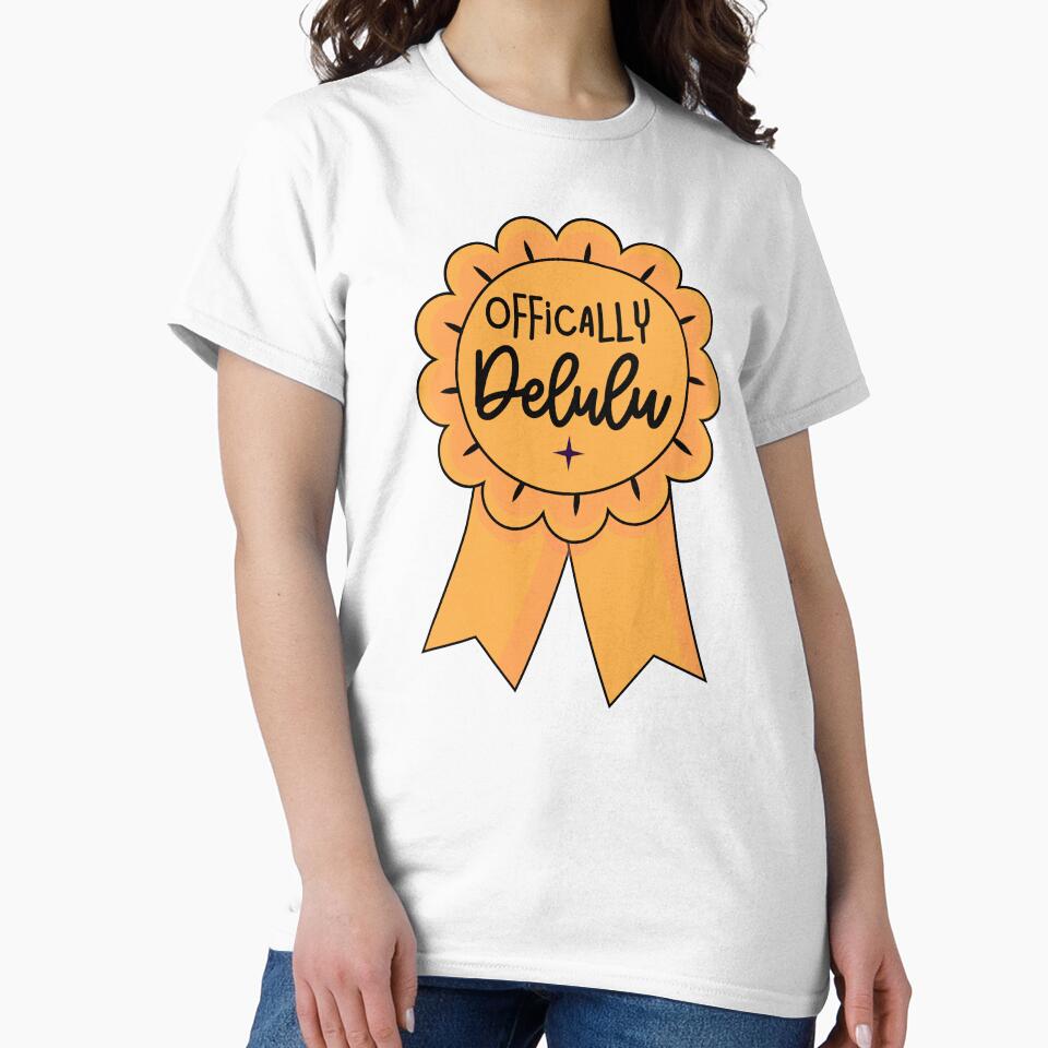 Officially Delulu Rosette by GlitterArtySVG