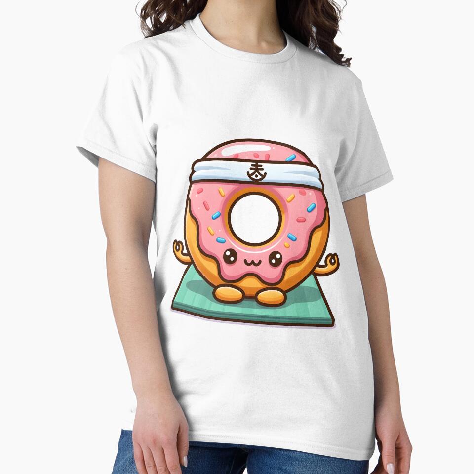 Kawaii Donut: With A Zen Symbol Headband by CanvasCutie