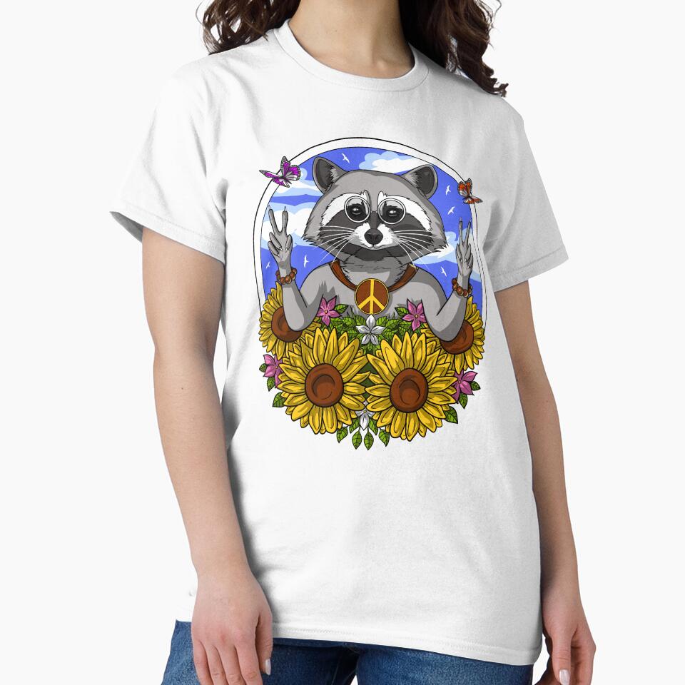 Hippie Raccoon by underheaven