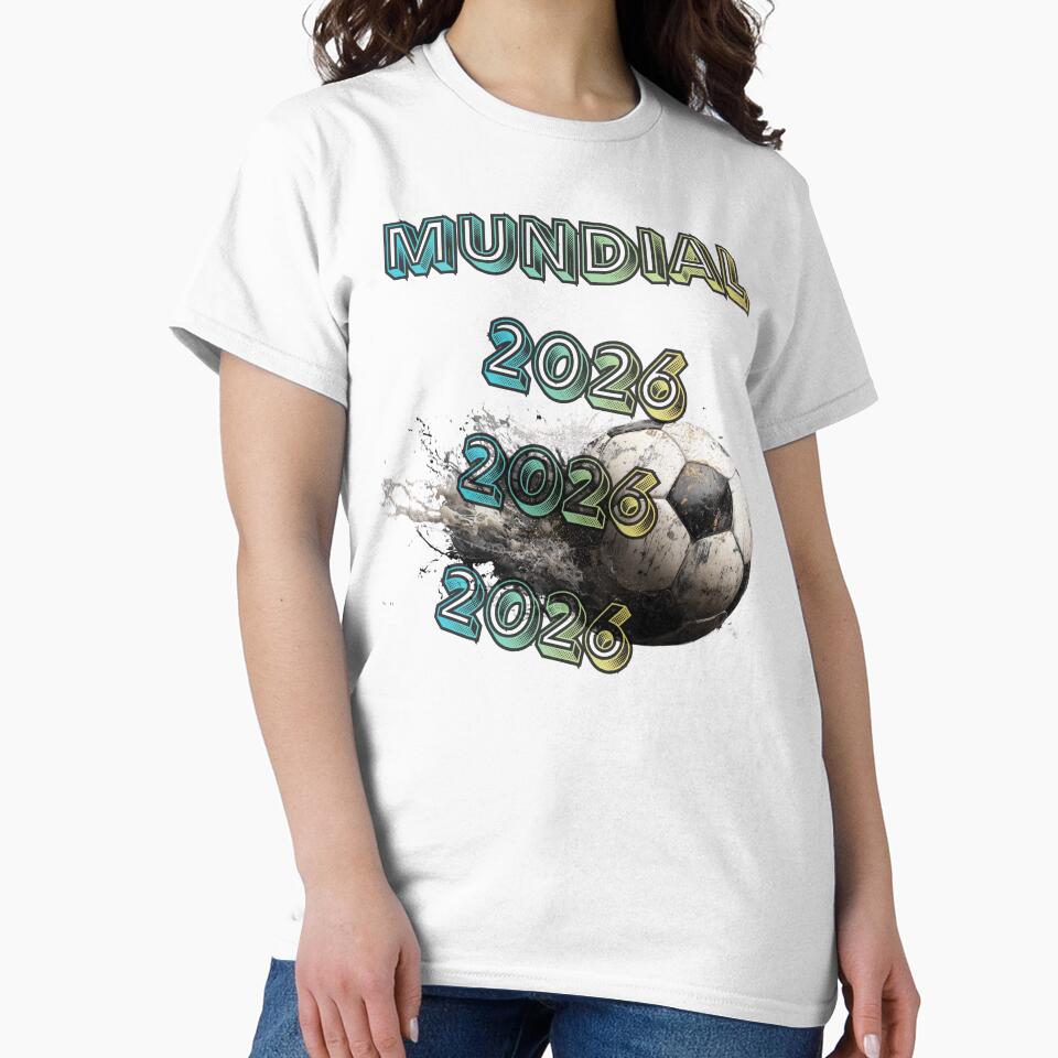Mundial 2026_ T-Shirts and gifts for football, soccer fans by SEASTAR2711