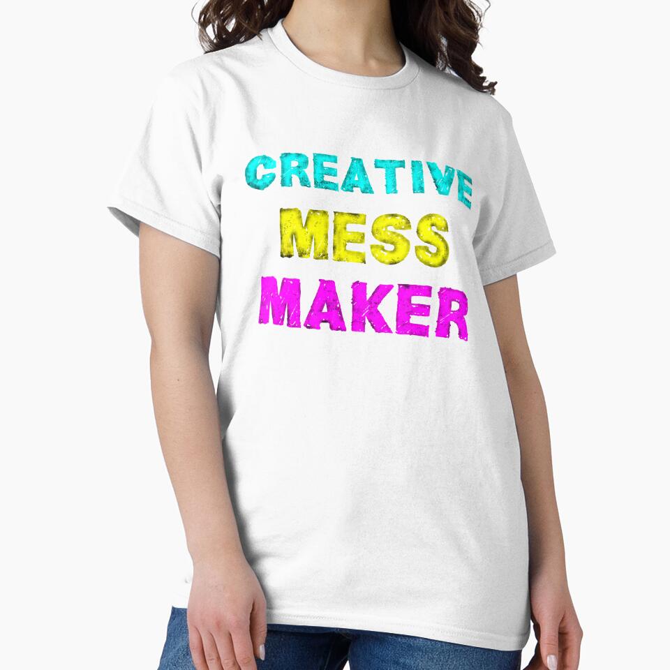 Creative Mess Maker - colorful typography inspiration for artists - rainbow artist by thephoenixsoul