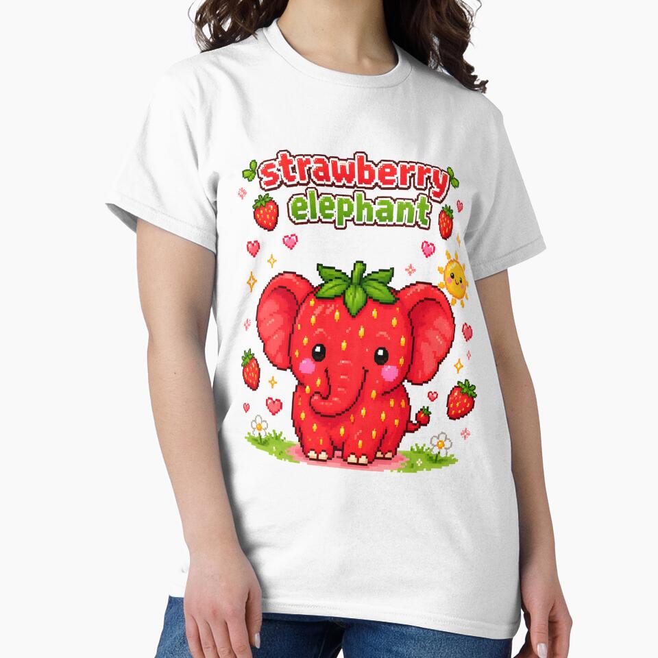 Strawberry Elephant Brainrot Summer by Dreamsinpastel