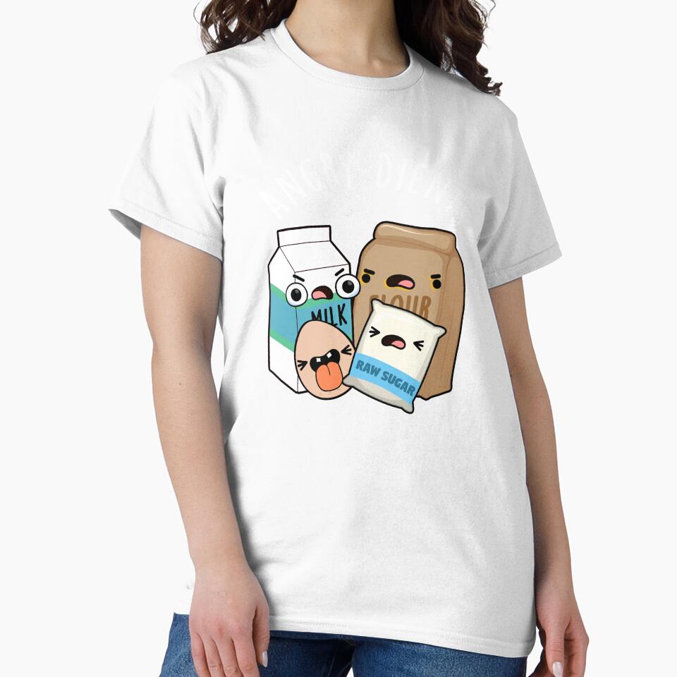 Angry-dients Funny Baking Pun (Dark BG) by punnybone