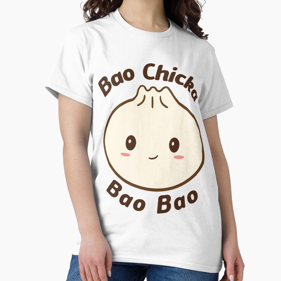 Boo Chicka Bao Food Pun by helvylotton734