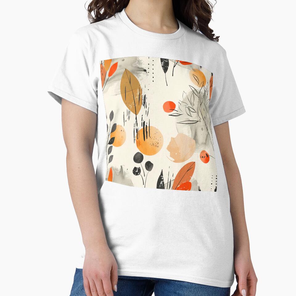 Boho-Style Casual-Sophisticated Earth Tones Abstract Designs by DEC02