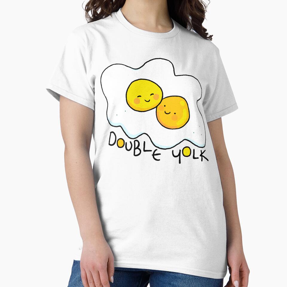 Double Yolk Egg Lovers - Pink by doodledate