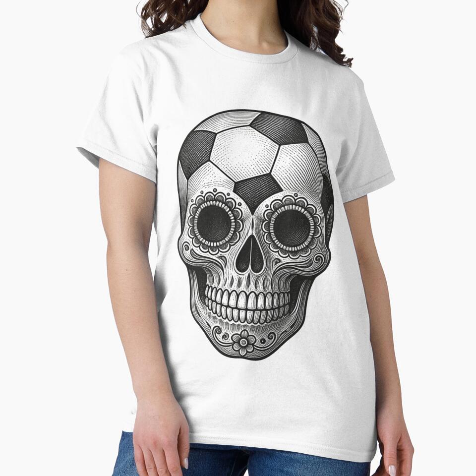 Mexico Sugar Skull Soccer Day of the Dead - Football 2026 by ZIKI VI