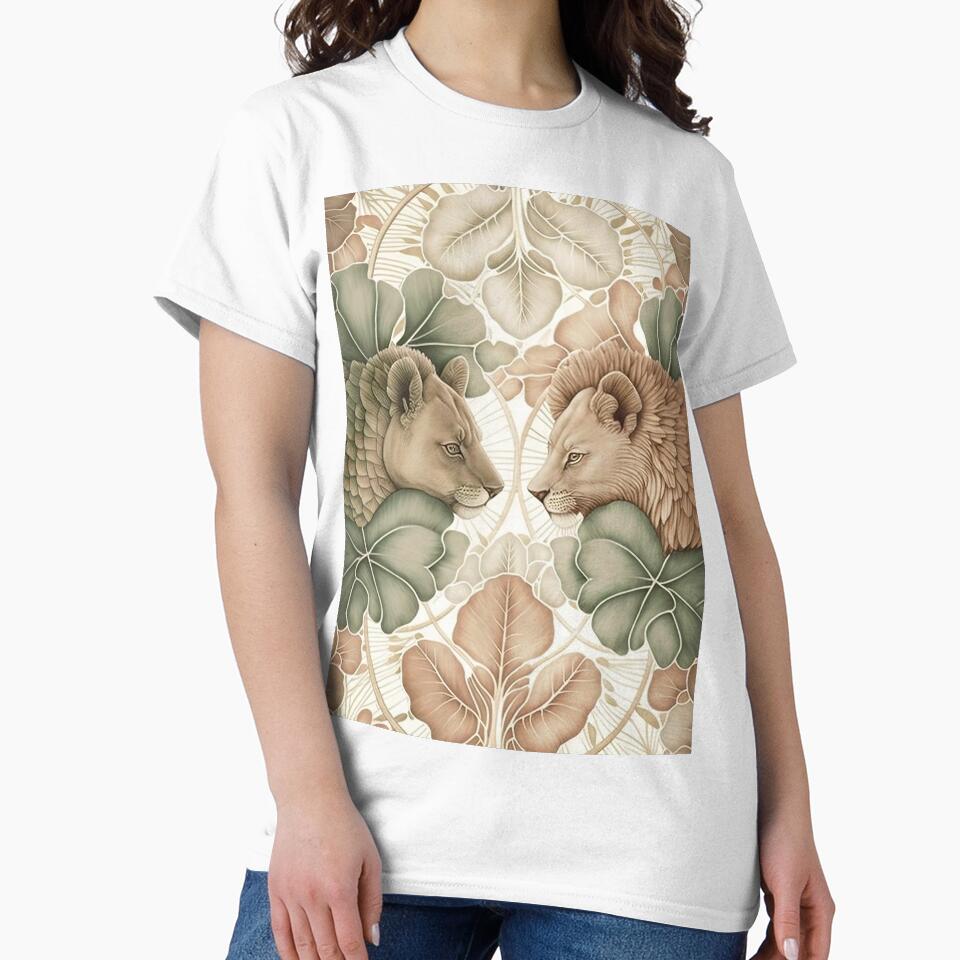 Lioness Garden by BellasArtStudio