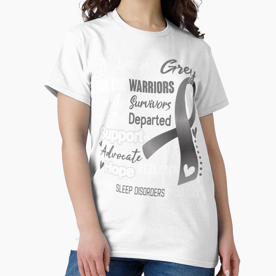 I Wear Grey For The Warriors Promote Sleep Disorders Awareness by hvoid41