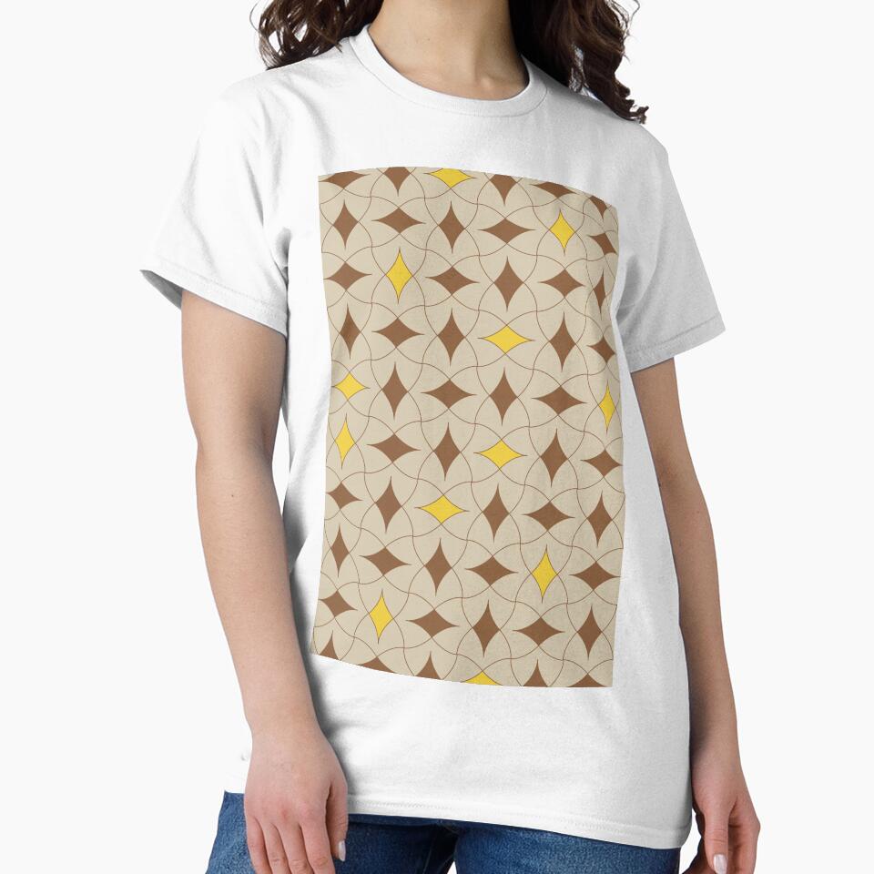 Earth Tone Diamond Modern Mid Century Geometric Pattern Scandinavian Rustic Interior 07 by BONBcreative
