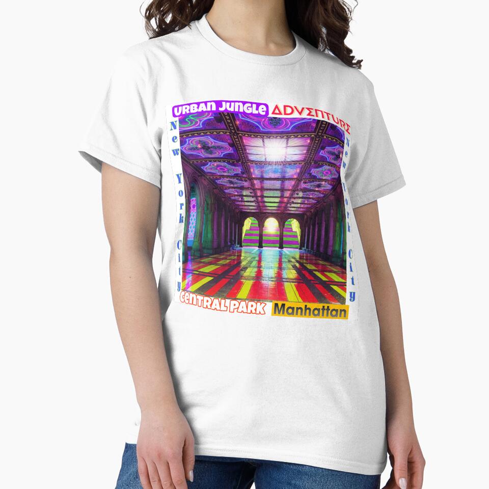 Neon Psychedelic Pop Art Central Park Manhattan by bewitchedcuties
