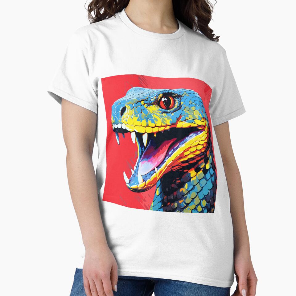 Snake Pop Art 2 by AstroRisq