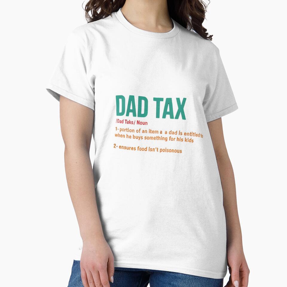 Dad Tax Funny Dad Definition – Fatherhood Humor Vintage by Zizo-DR44