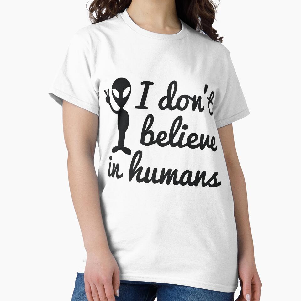 I don't believe in humans alien joke by RedYolk
