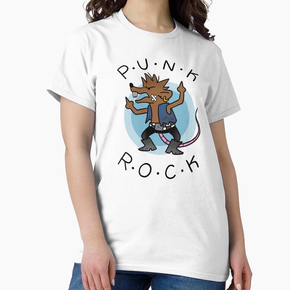 Angry Punk Rock Rat by MQ-Dragons