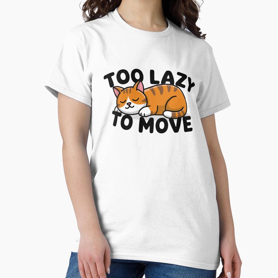 Too Lazy To Move Orange Cat by MonkiFlipp